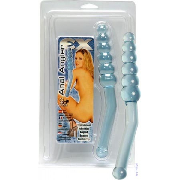 DEL7185 - Анальная пробка Anal Angler Clear Blue