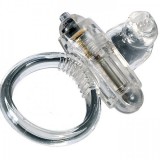 Силиконовая вибро-насадка COCKRING, прозрачная в киеве