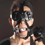 Черный кожаный намордник в Киеве