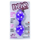 Вагинальные шарики Duo Balls, фиолетовые в киеве