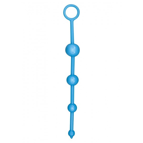IXI43701 - Анальная цепочка FUNKY BUTT BEADS BLUE